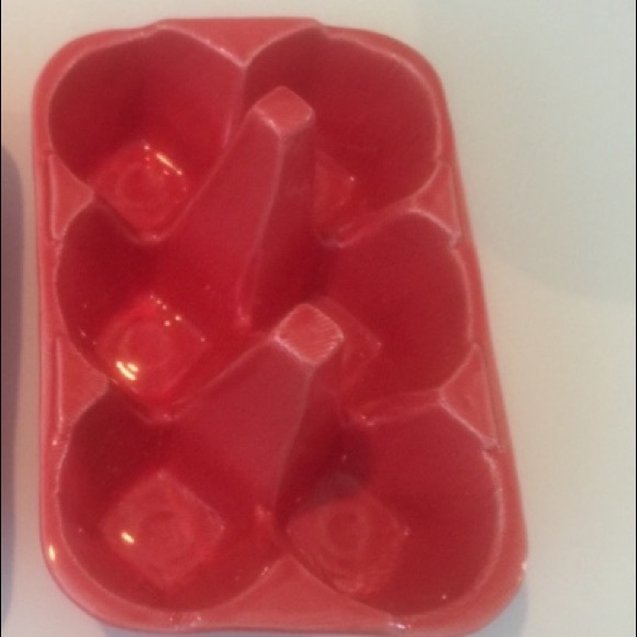 Anthropologie Biscuit Ceramic egg containers (2) - Picture 3 of 16